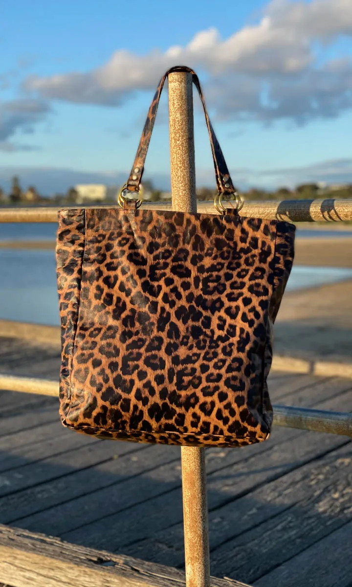 HOSS  Large Leather Print Tote