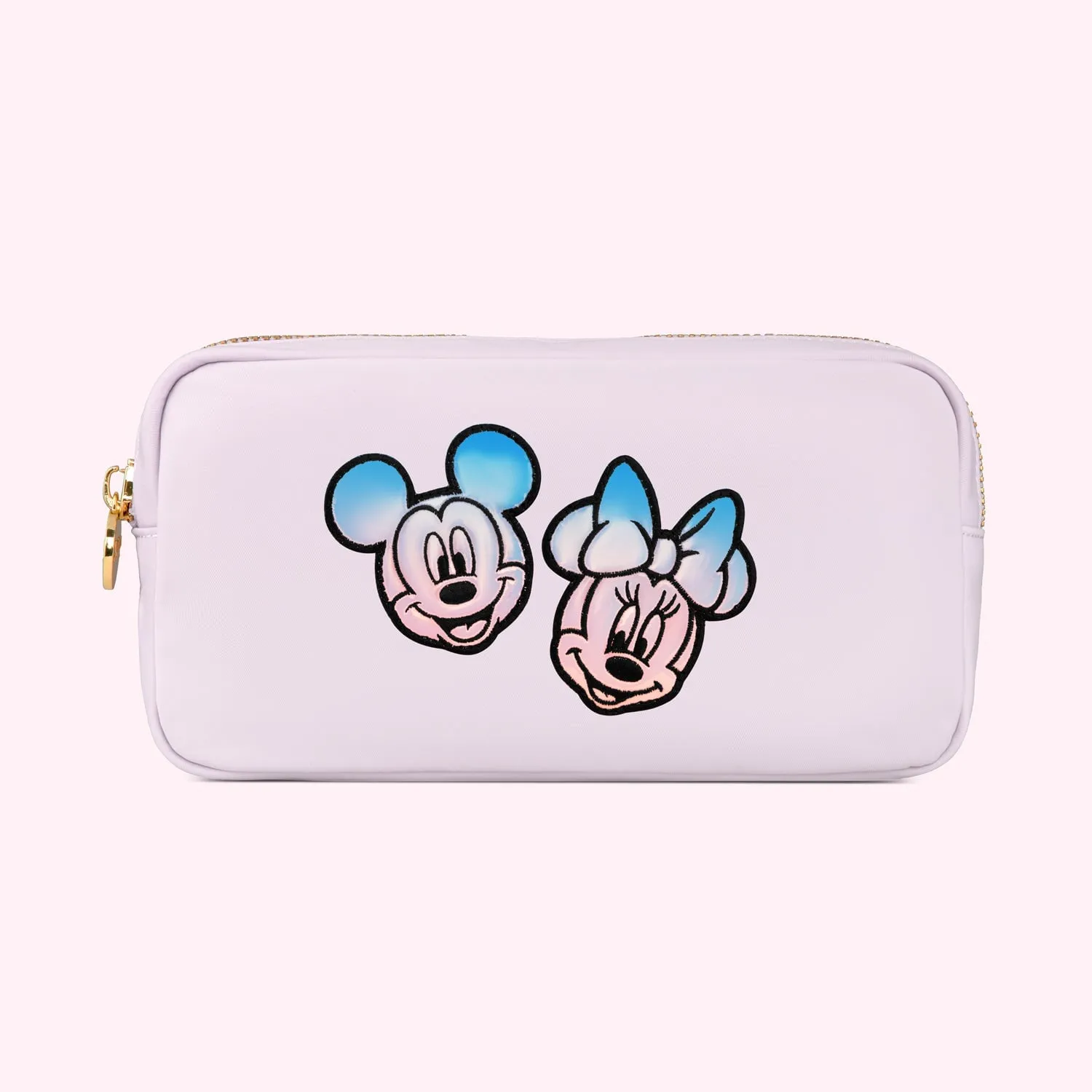 Iridescent Disney Mickey & Minnie Small Pouch