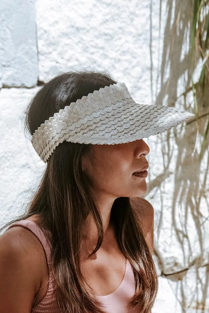 Island Straw Sun Visor