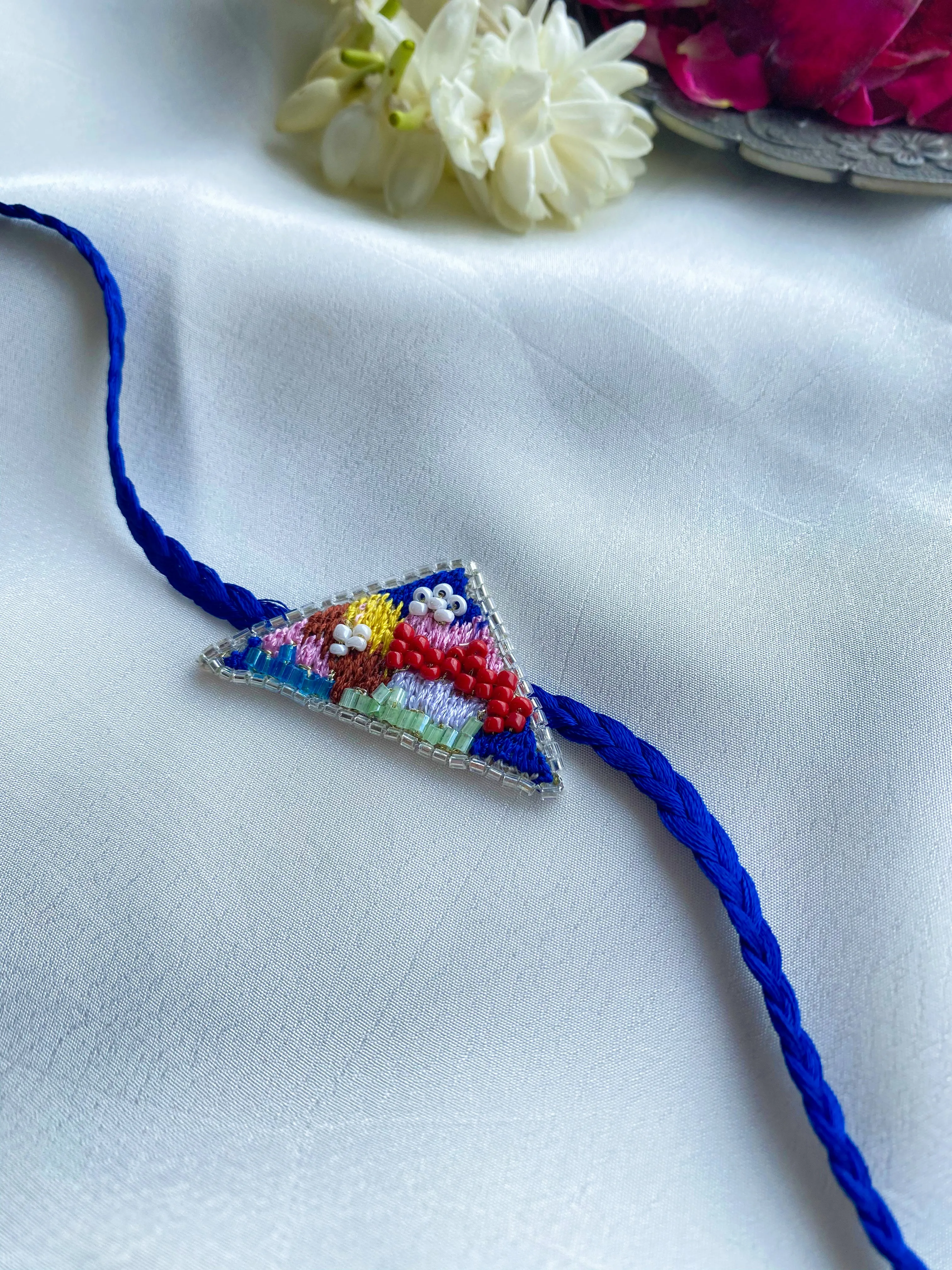 Kaleidoscope Embroidered Rakhi