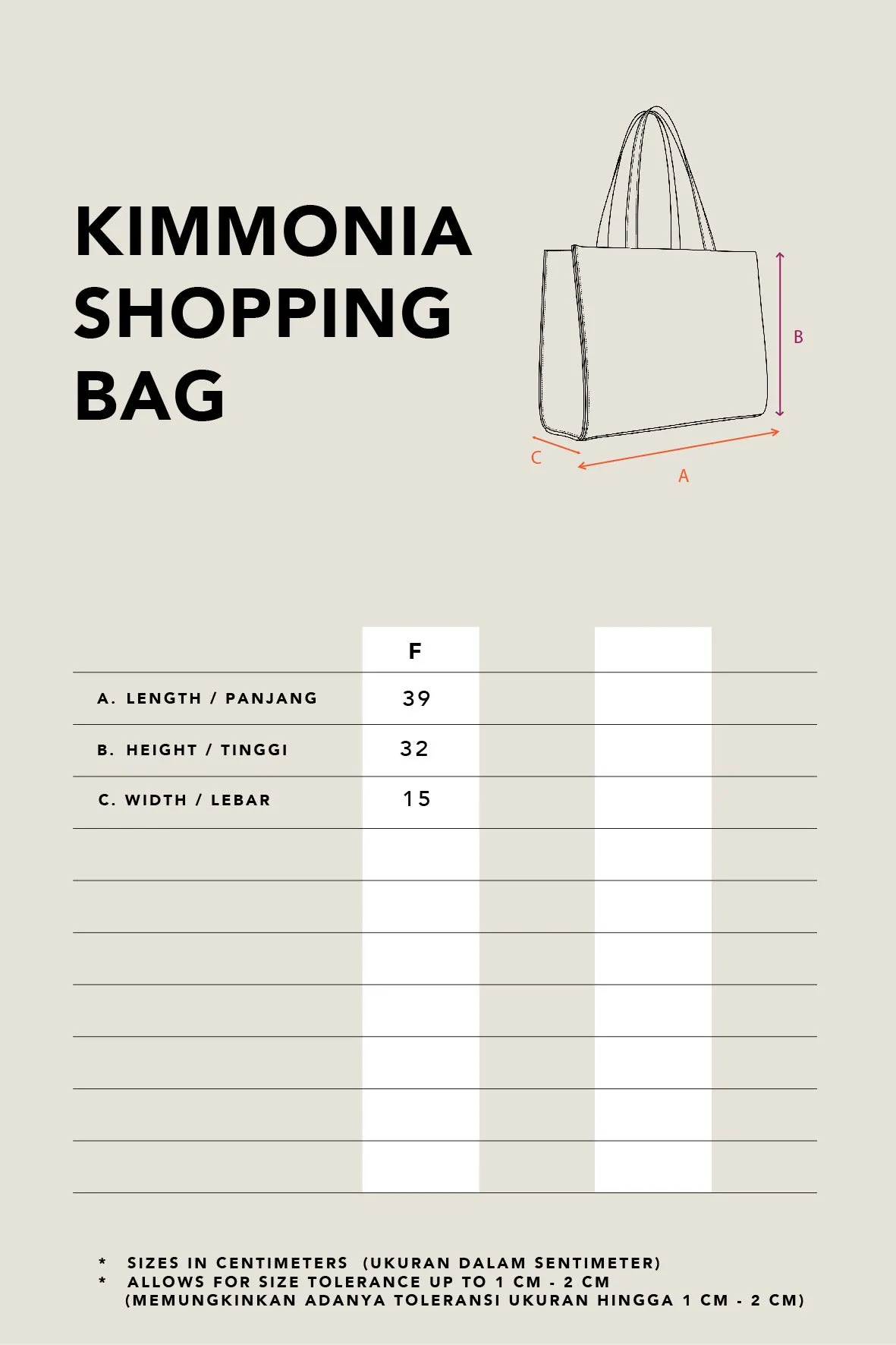 KIMMONIA SHOPPING BAG ESPRESSO