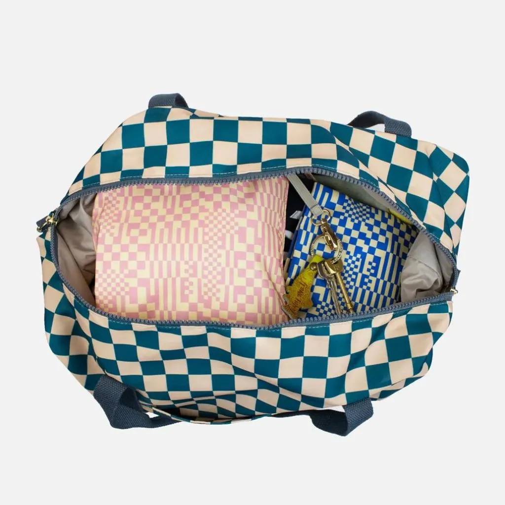 Kind Bag Weekend Duffel Holdall - Checkerboard