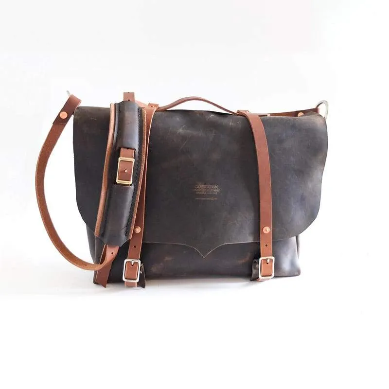 Large Leather Messenger Bag