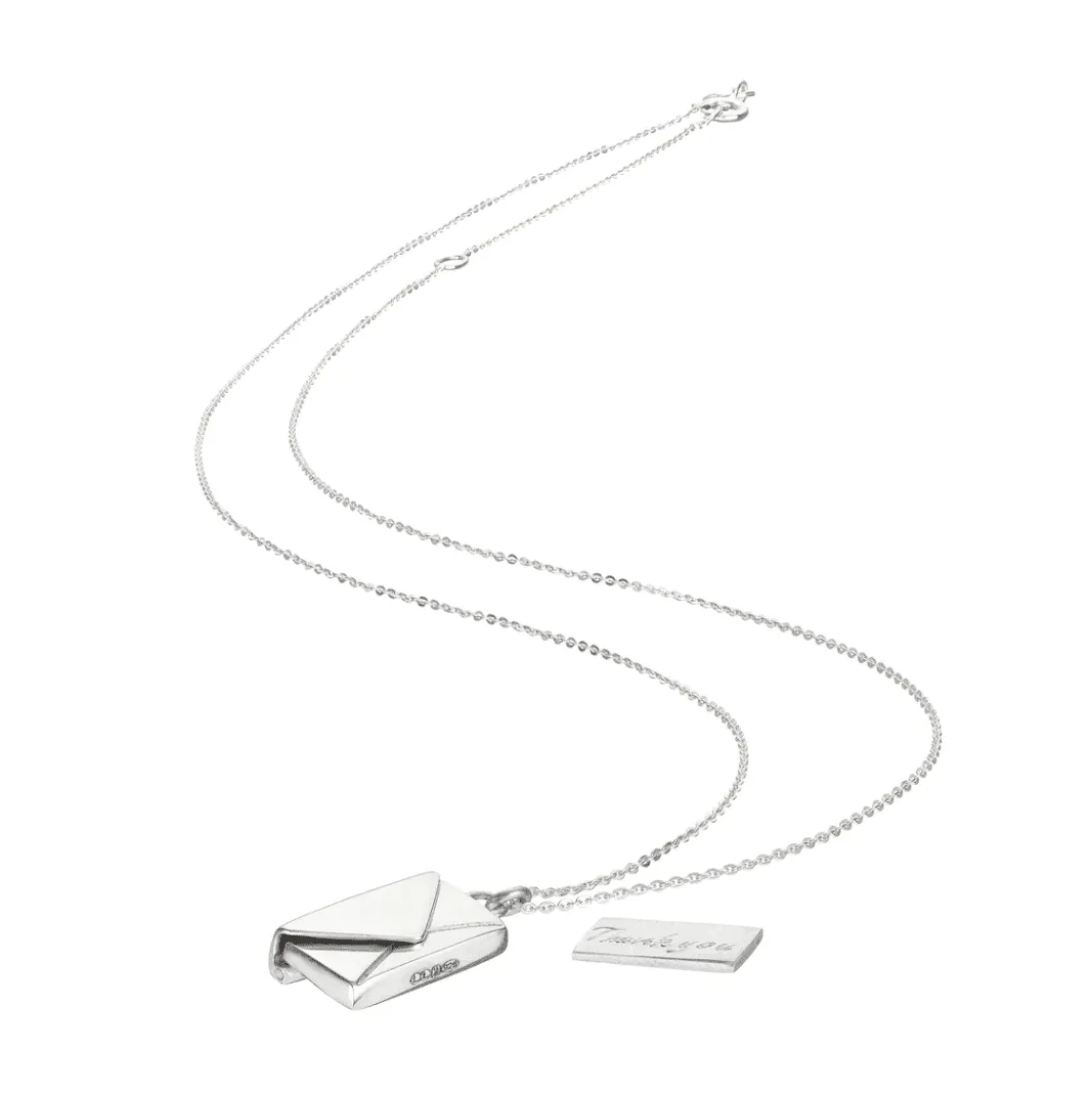 Love Letter Envelope and Letter Necklace