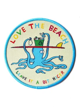 Love The Beach Woven Patch