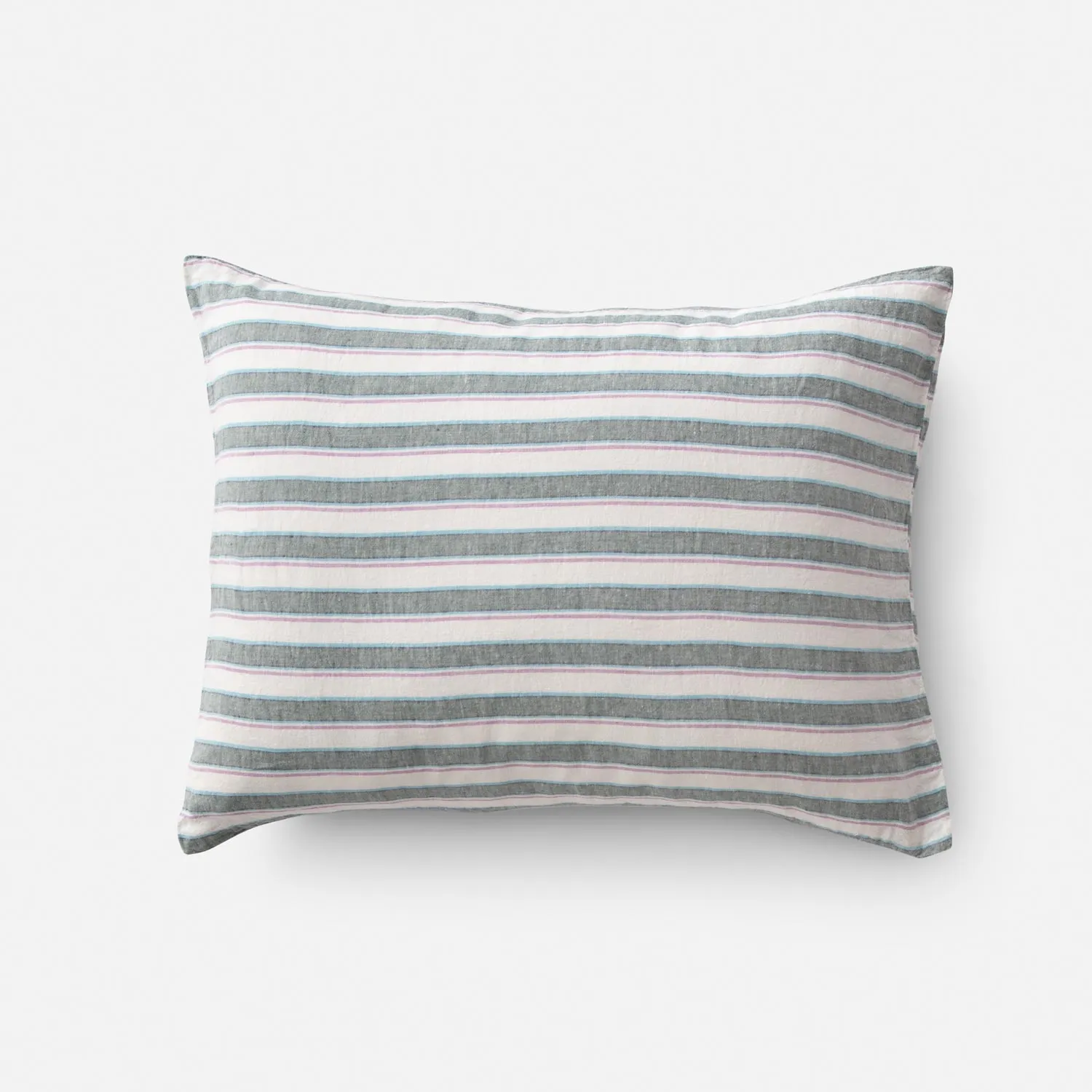 Market Stripe Linen Sham