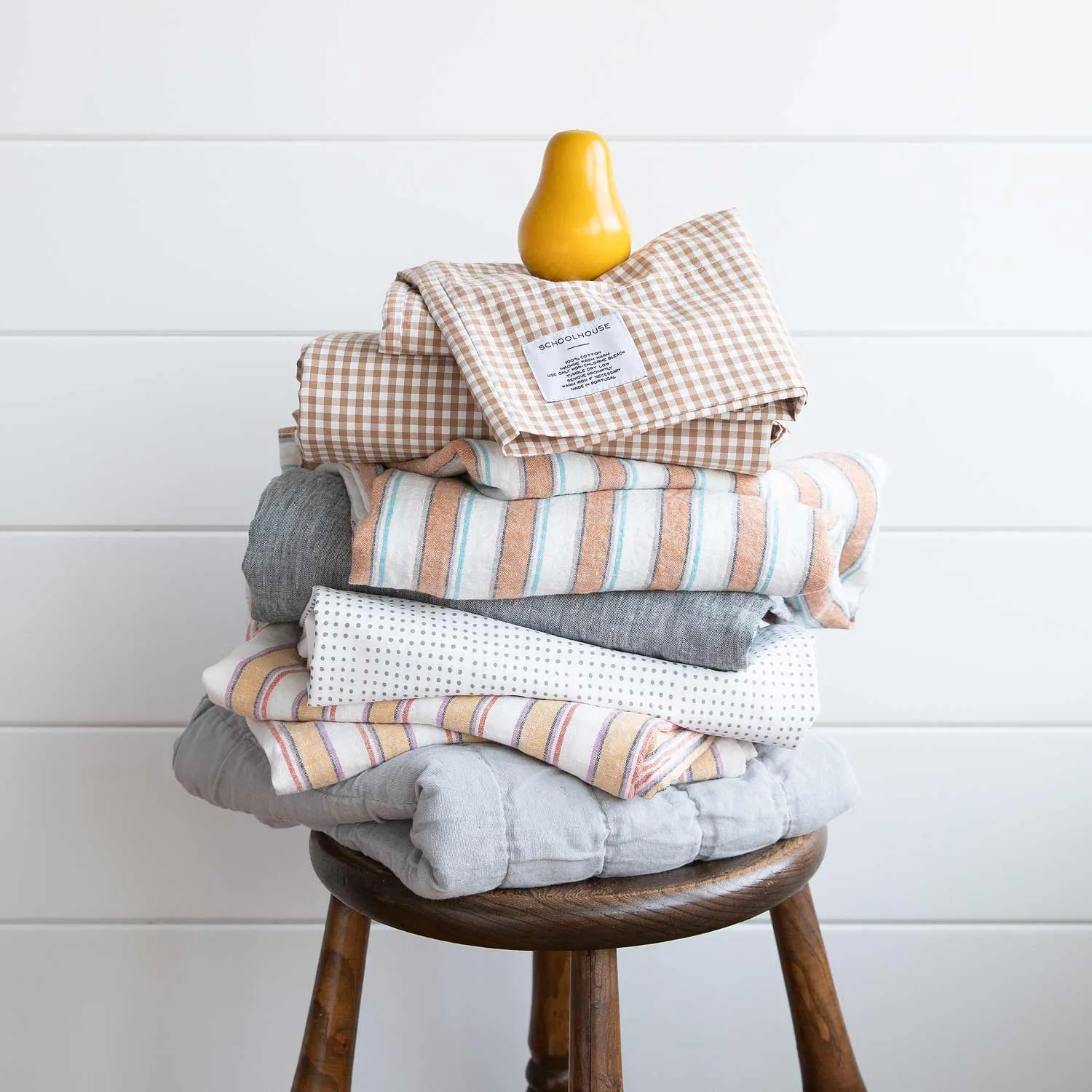 Market Stripe Linen Sham