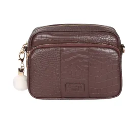 Mayfair Plus Bag Croc Chocolate & Accessories