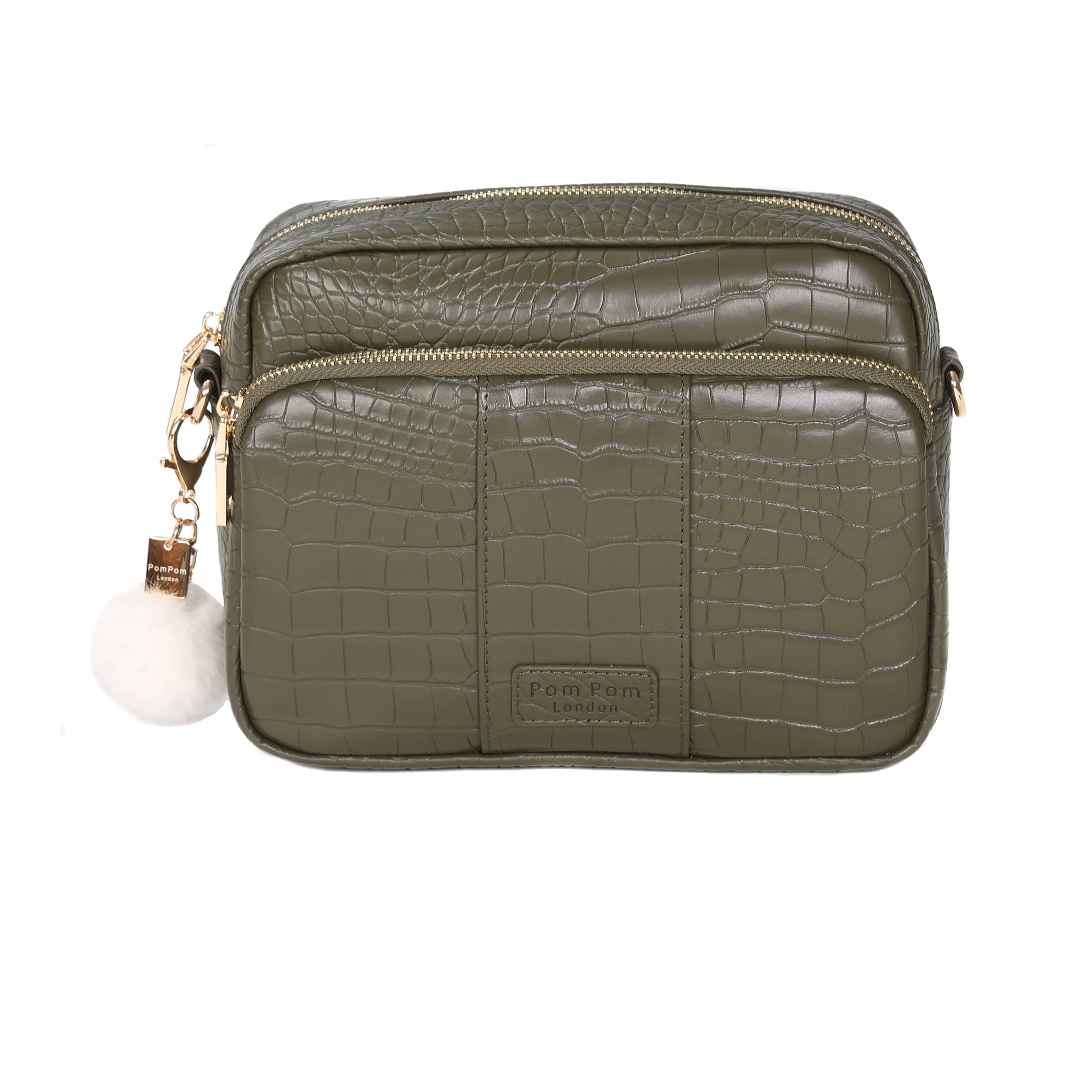 Mayfair Plus Bag Croc Olive Green & Accessories