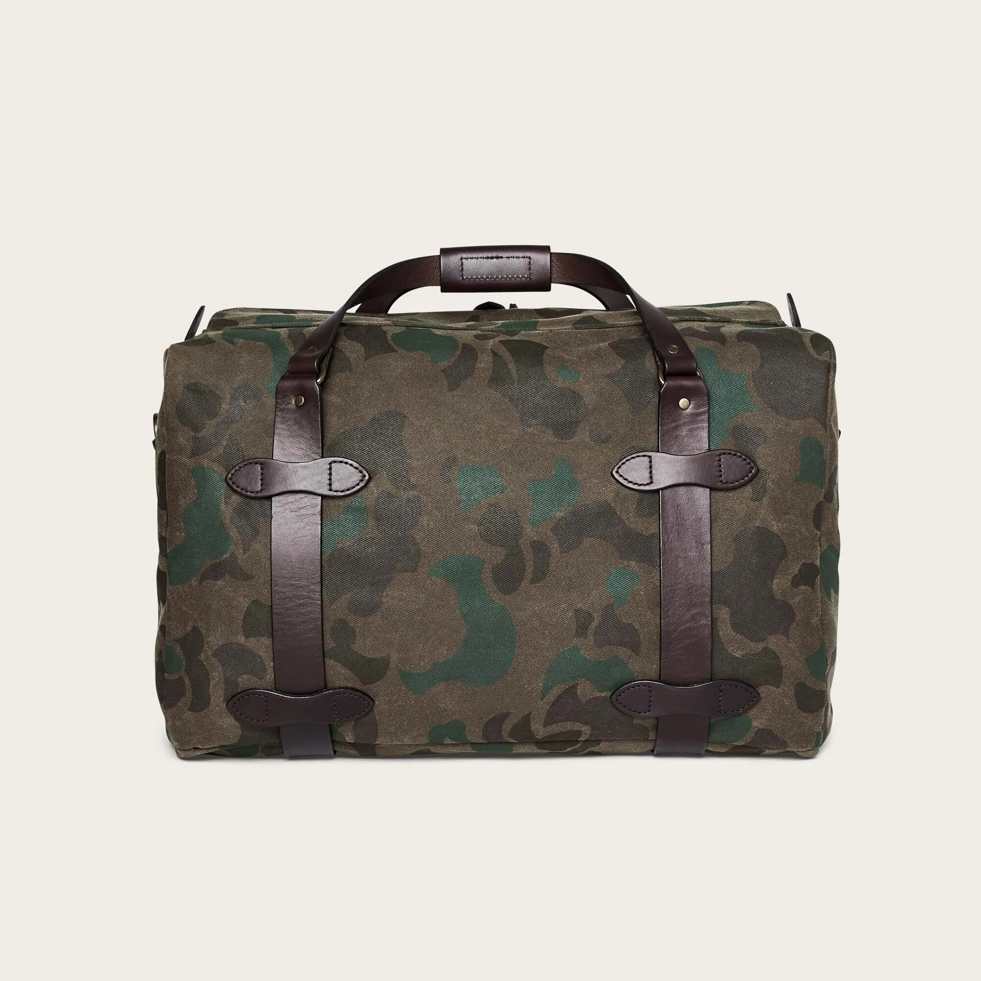 MEDIUM WAXED RUGGED TWILL DUFFLE BAG