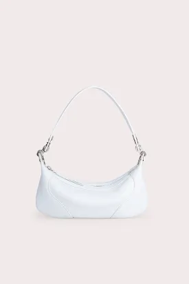 Mini Amira White Flat Grain Leather