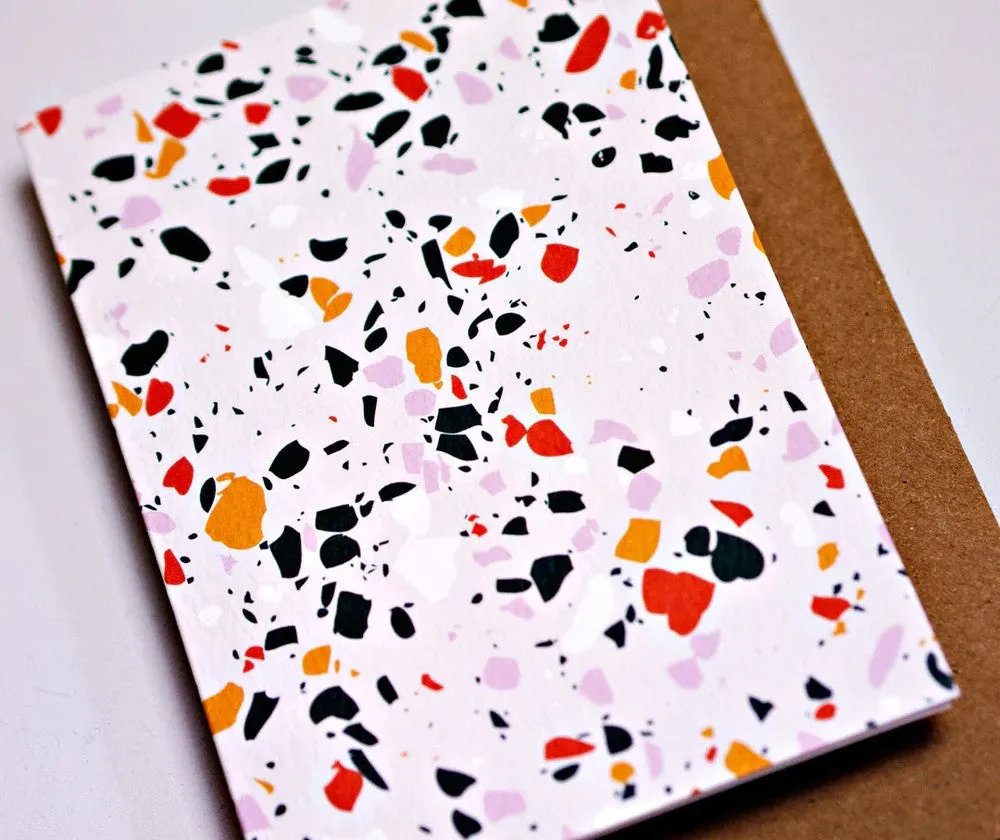 Mustard Terrazzo Art Card