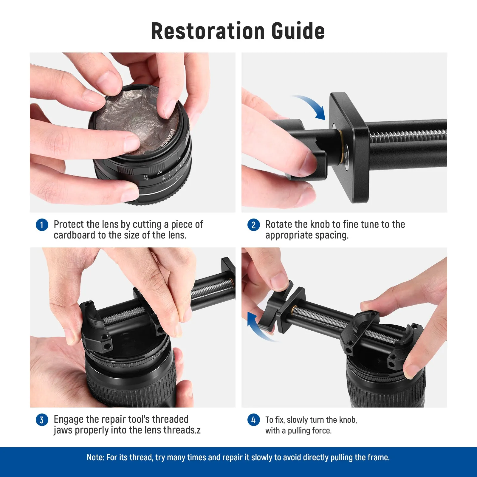 NEEWER HW-27 Camera Lens Vise Tool Kit