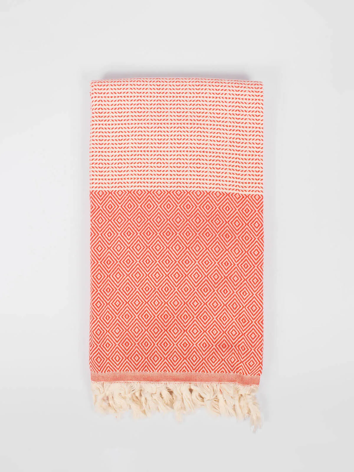 Nordic Dot Hammam Towel, Orange