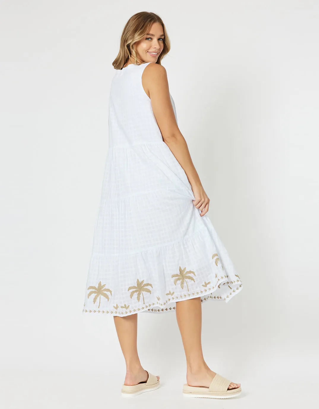 Oasis Midi Dress - White