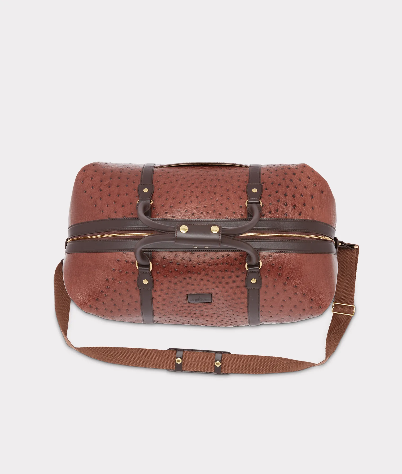 Ostrich Duffle - Large :: Chocolate