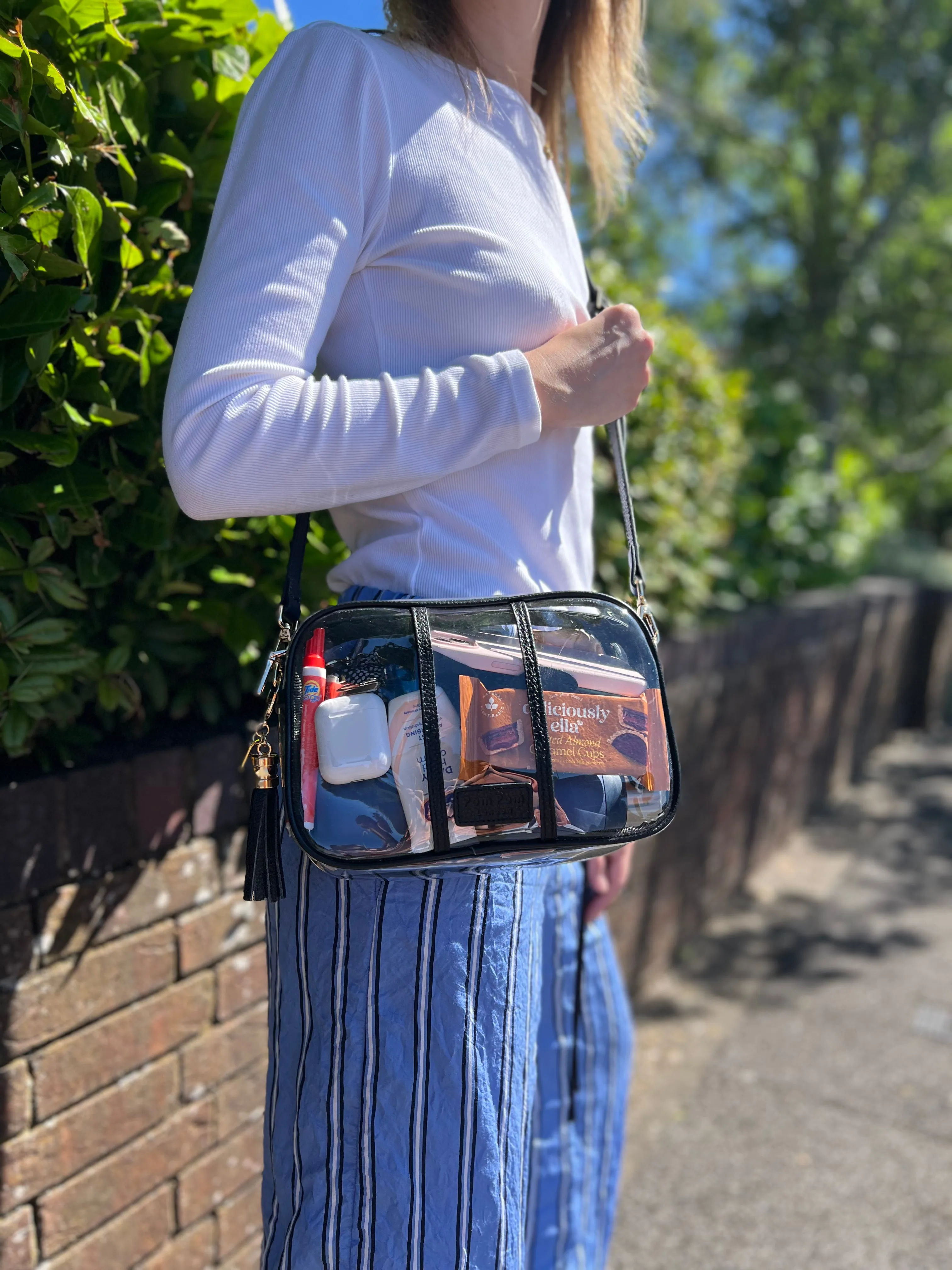 Pom Pom London City Bag Transparent Black