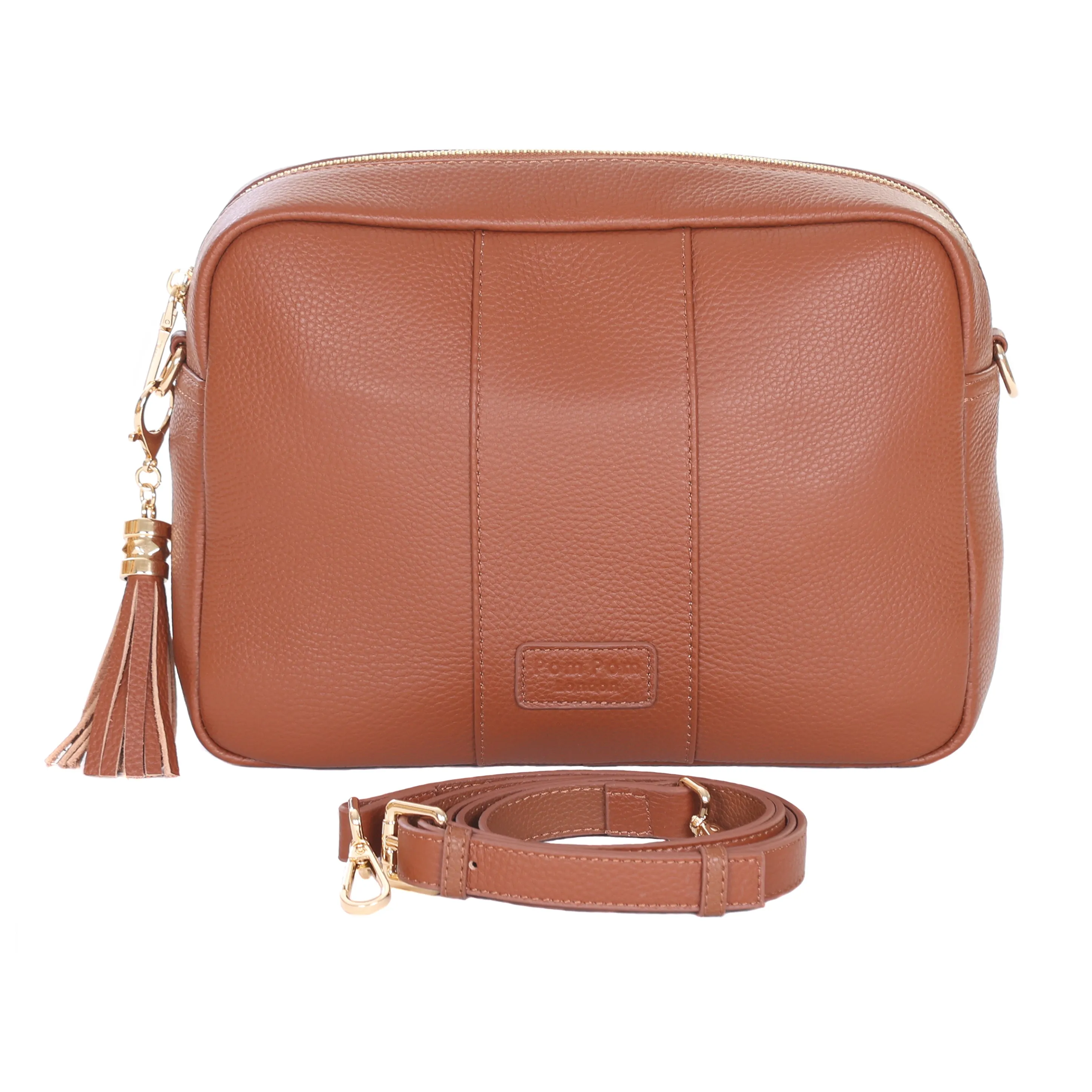 Pom Pom London City Plus Bag Chestnut