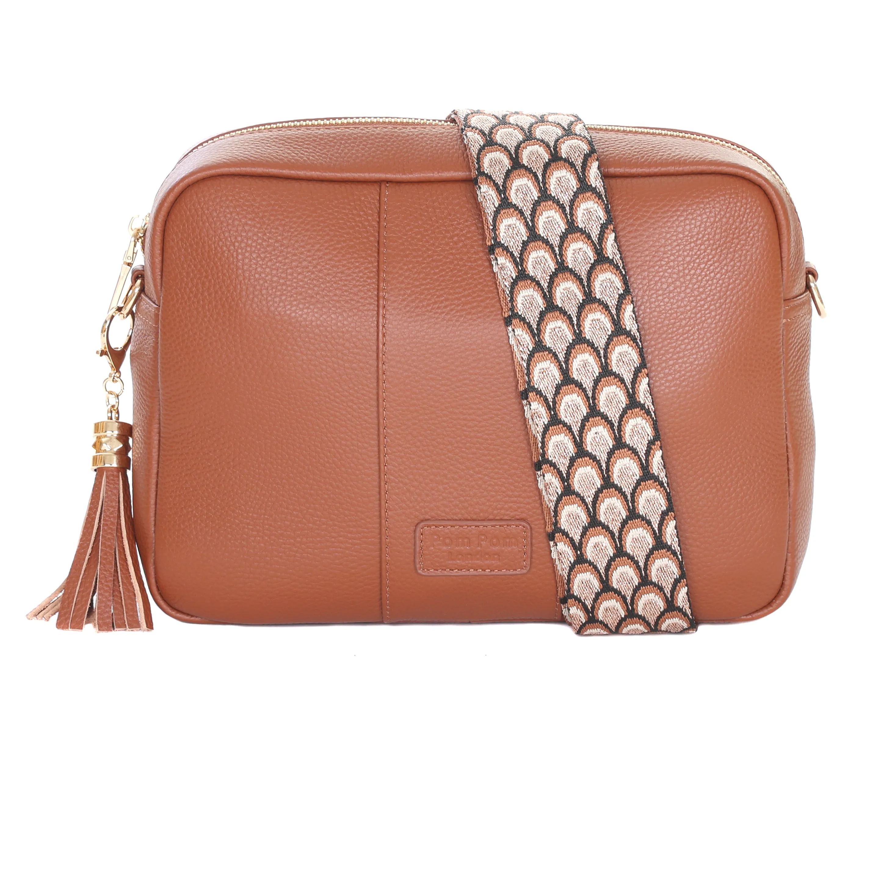 Pom Pom London City Plus Bag Chestnut