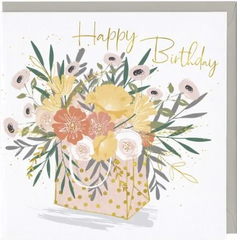 "Happy Birthday" Greeting Card