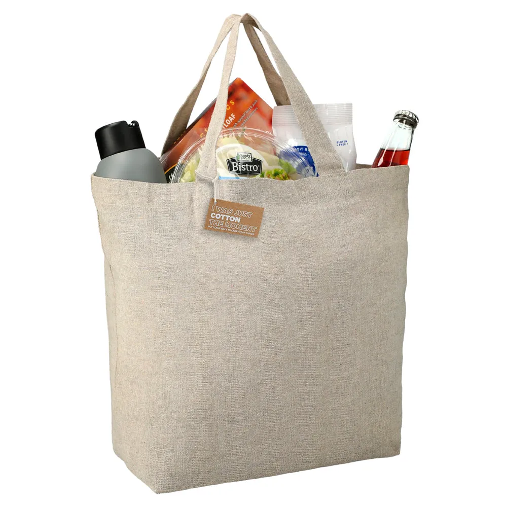 Recycled 5oz Cotton Twill Grocery Tote