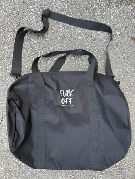 Salty Savage Essential “FUCK OFF” Gym Duffel Bag