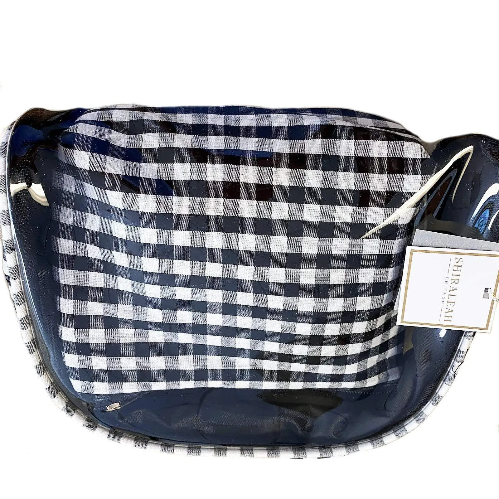 SHIRALEAH Pepita Makeup Bag and Mask Bundle - Gingham New w/Tags