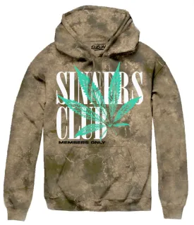 SINNERS CLUB MJ TIE DYE HOODIE-BIG SIZE