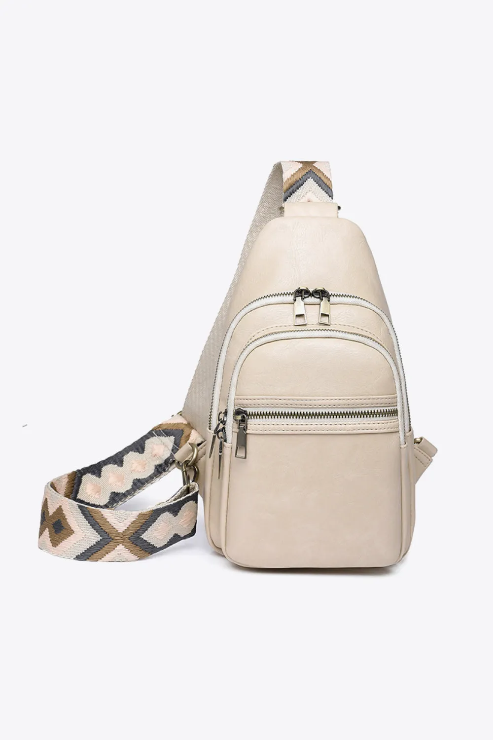 Sling Bag With Contrast Strap