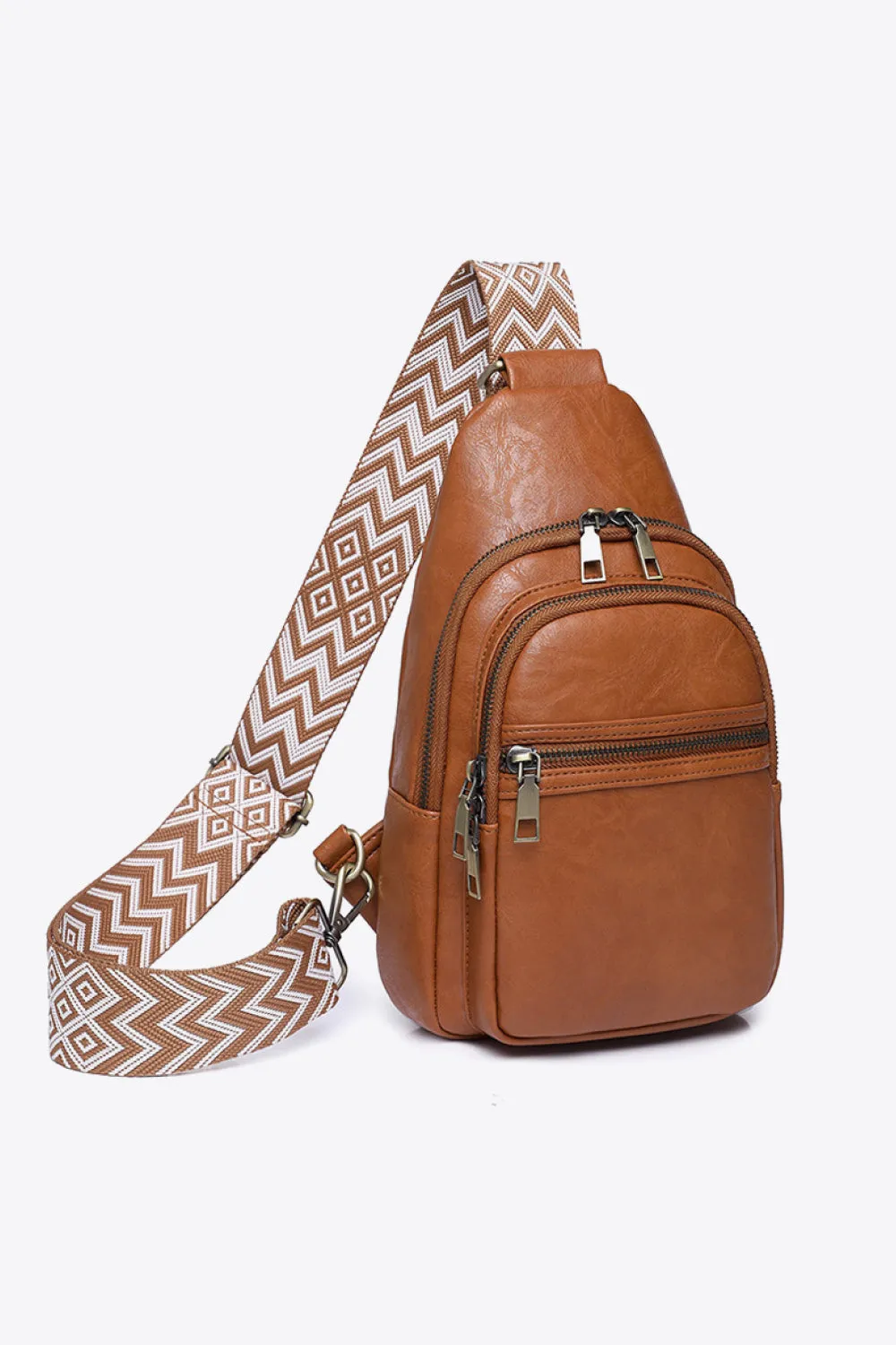 Sling Bag With Contrast Strap