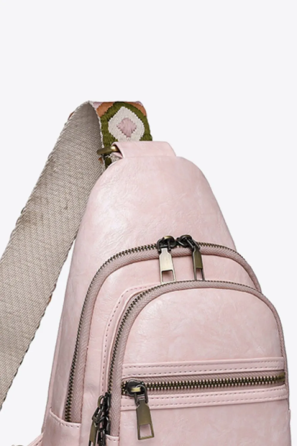 Sling Bag With Contrast Strap