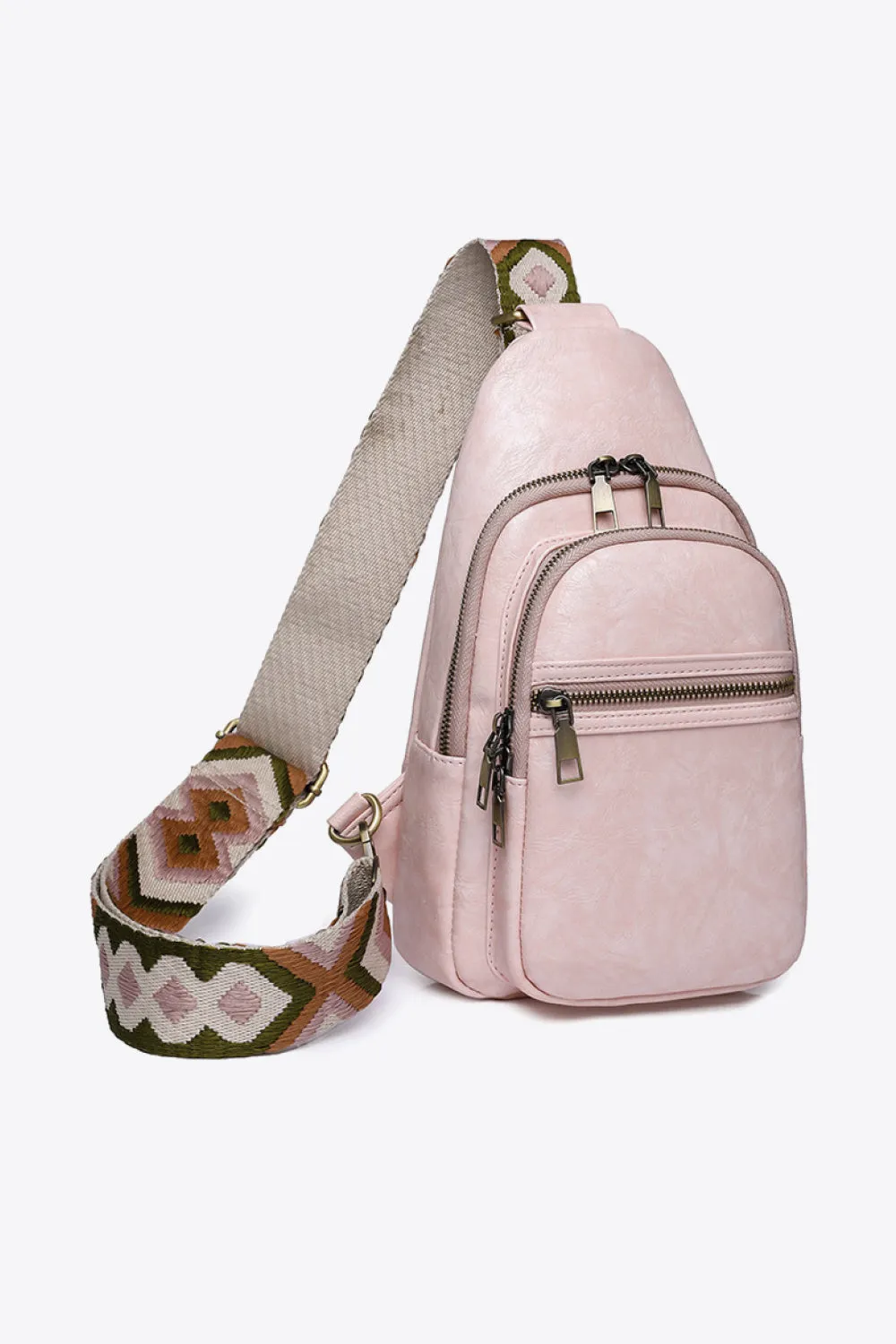 Sling Bag With Contrast Strap