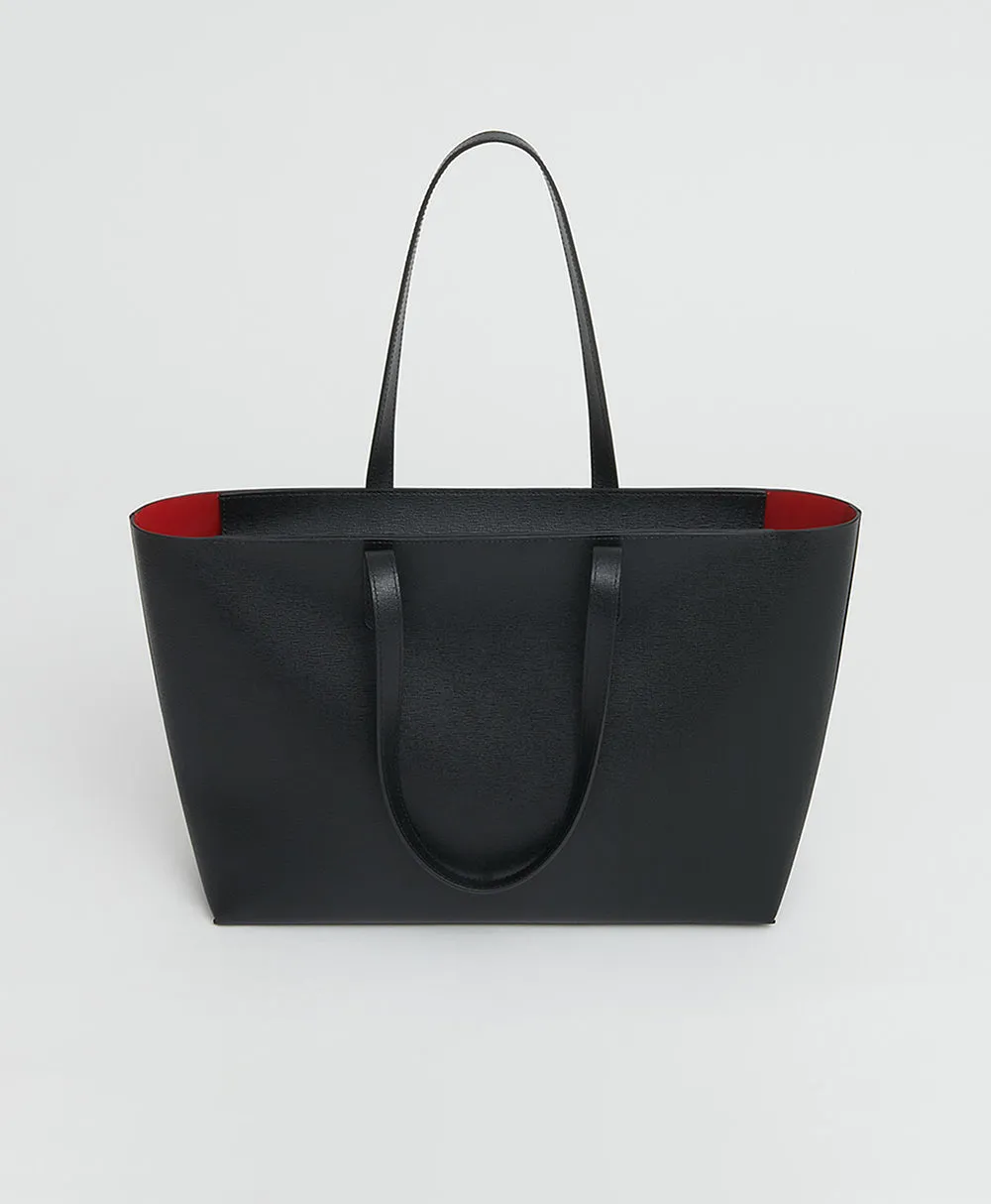 Small Zip Tote - Black/Flamma