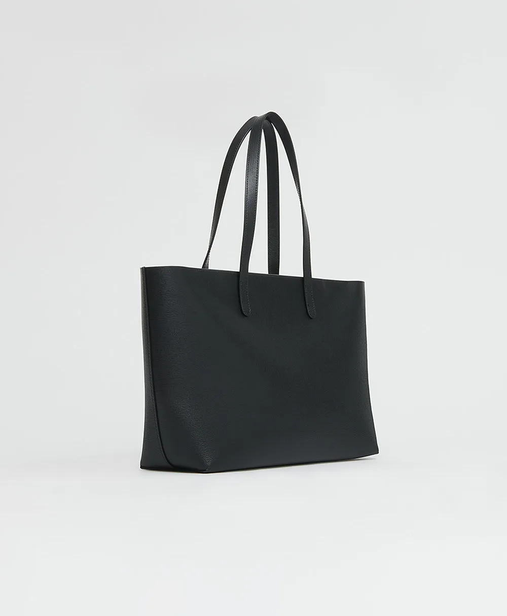 Small Zip Tote - Black/Flamma