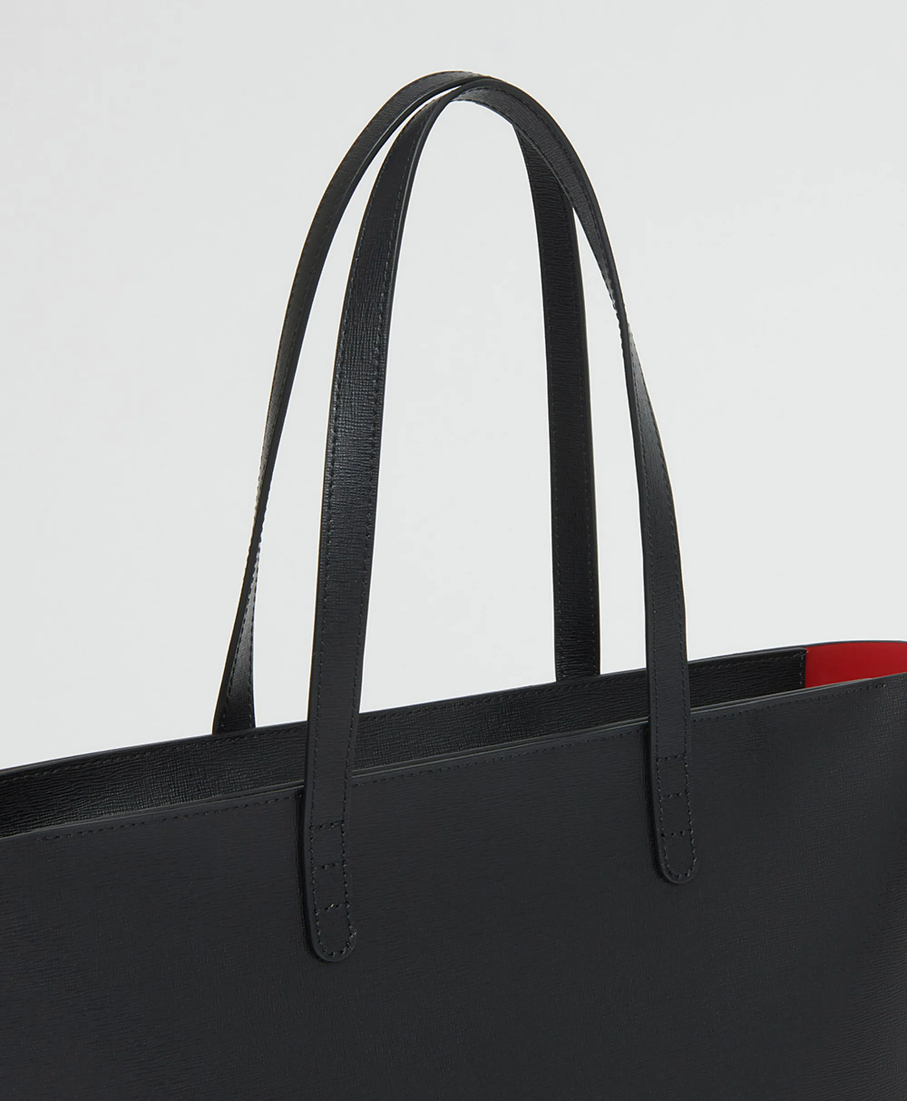 Small Zip Tote - Black/Flamma