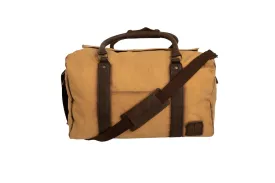 STS Ranchwear Mens Buffalo Creek Small Tan/Chestnut Buffalo Leather Duffel Bag