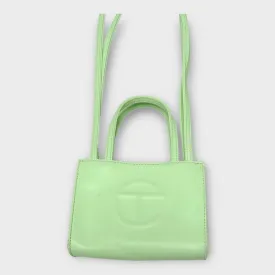 Telfar Lime Green Mini Shopper Bag