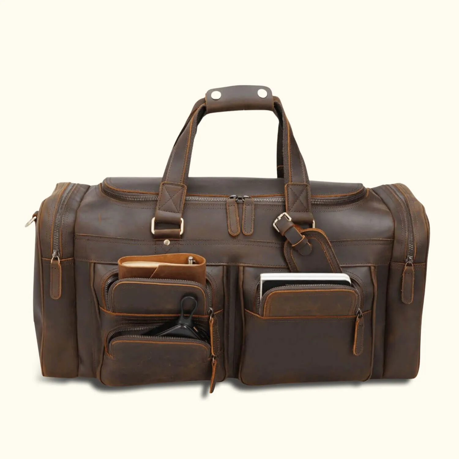 The Captin - Leather Duffe Bag