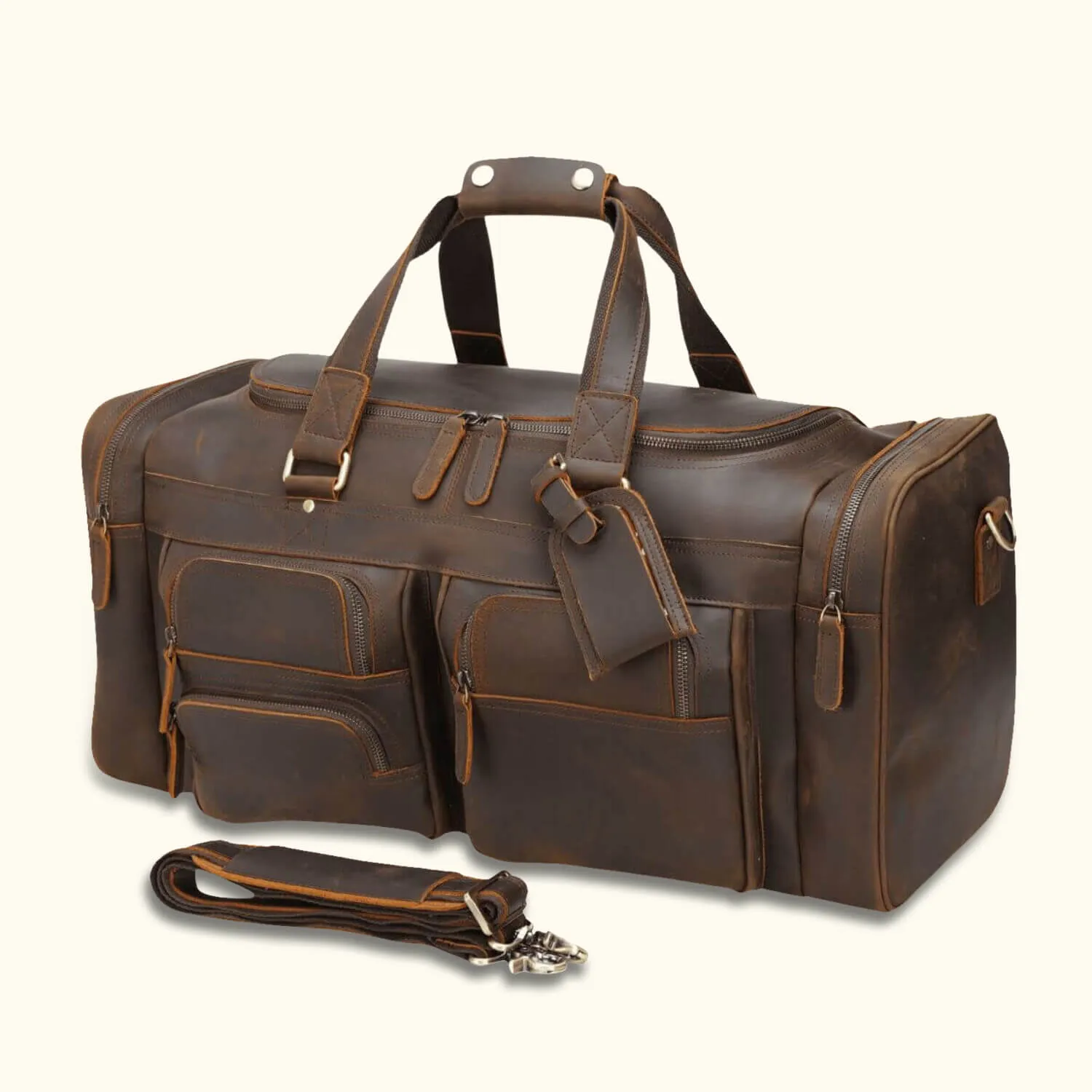 The Captin - Leather Duffe Bag