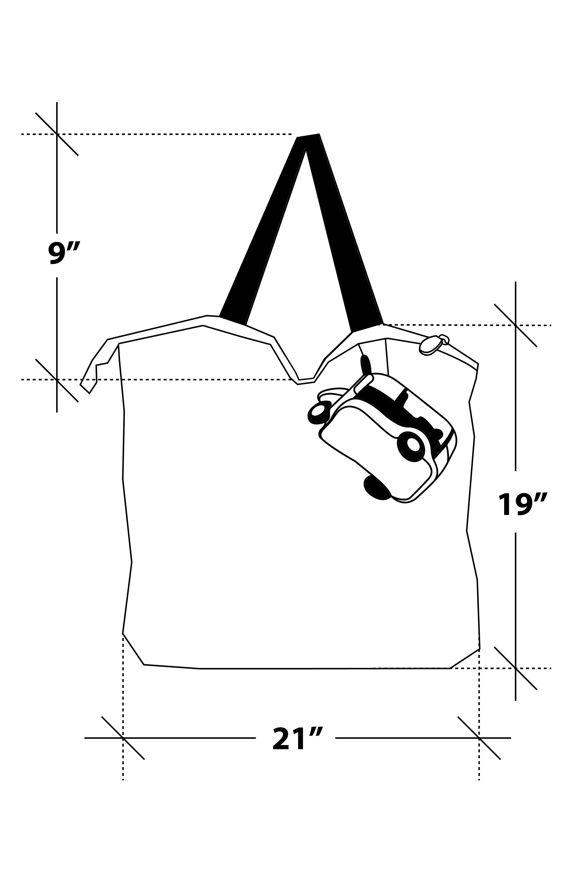 TUK TUK FOLDABLE AARON - L : Pink / Purple