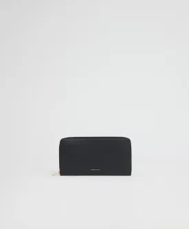 Zip Continental Wallet - Black/Flamma